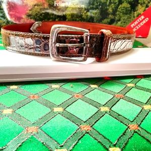 Ralph Lauren Men's Alligator leather belt